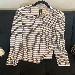 Banana republic striped blazer. Size small. J.crew